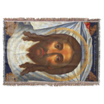 St Veronica Veil Jesus Face Catholic Blanket