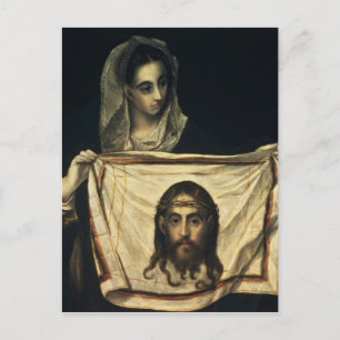 St.Veronica with the Holy Shroud Postcard