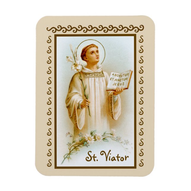 St. Viator of Lyon the Catechist (BF 02) Magnet (Vertical)