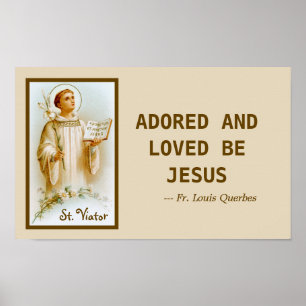 St. Viator of Lyon the Catechist (BF 02) Poster