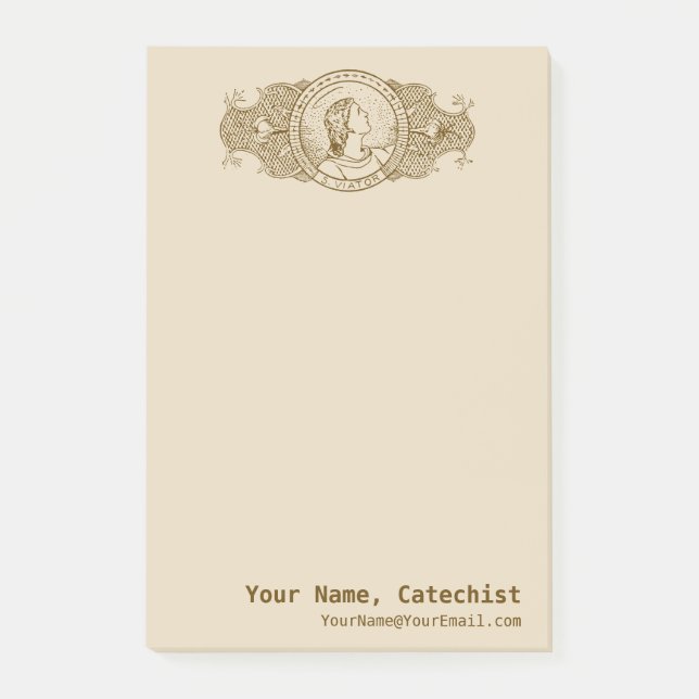 St. Viator of Lyon the Catechist (LD 001) Post-it Notes (Front)