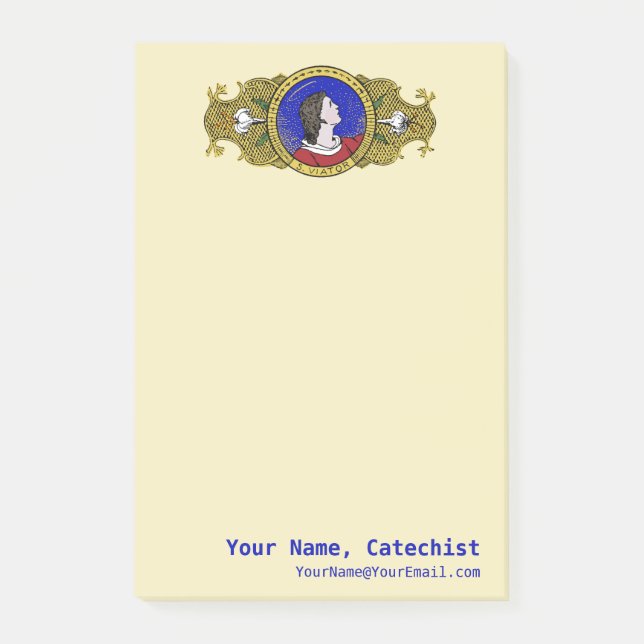 St. Viator of Lyon the Catechist (LD 001) Post-it Notes (Front)