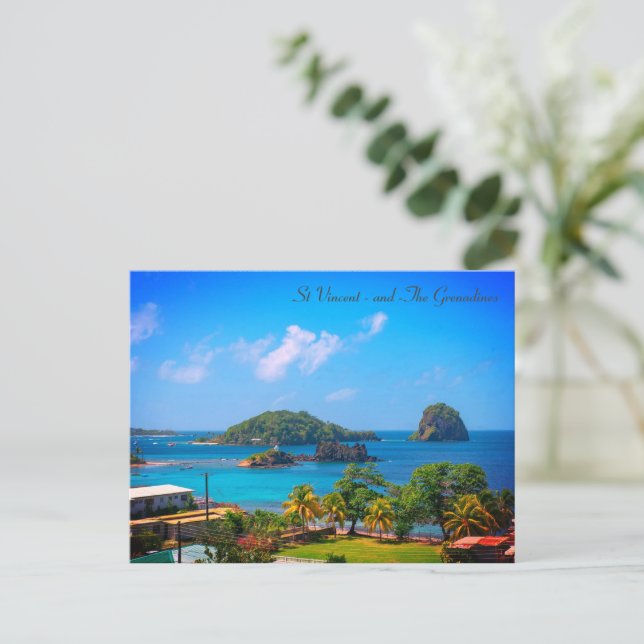 St Vincent and The Grenadines  Caribbean Holiday Postcard (Standing Front)