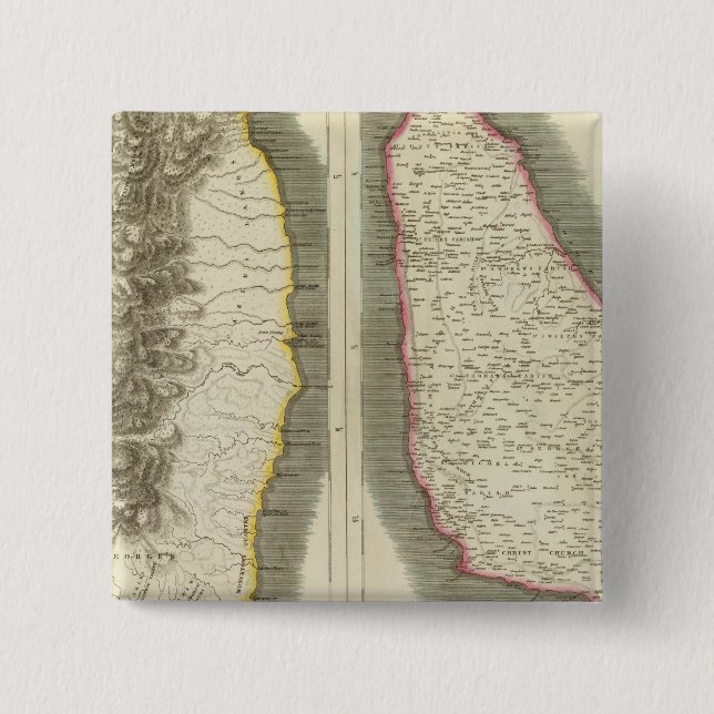 St Vincent, Barbadoes 15 Cm Square Badge (Front)