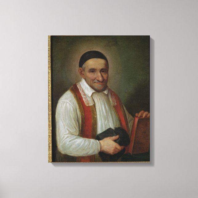 St. Vincent de Paul  1649 Canvas Print (Front)