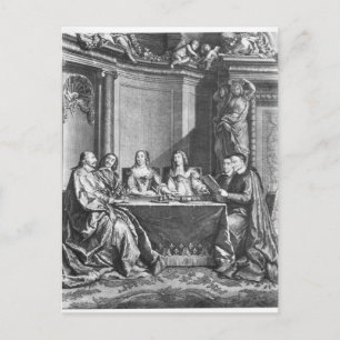 St. Vincent de Paul and Cardinal Jules Mazarin Postcard