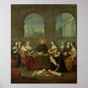 St. Vincent de Paul and the Sisters of Charity Poster