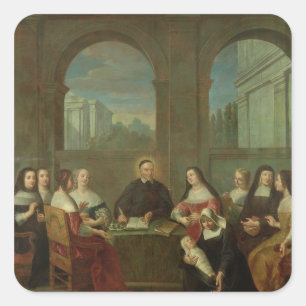 St. Vincent de Paul and the Sisters of Charity Square Sticker