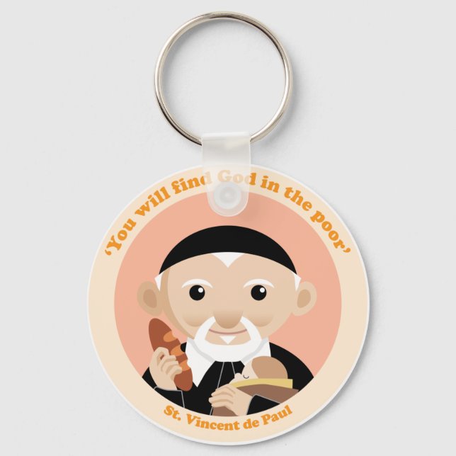 St. Vincent de Paul Key Ring (Front)