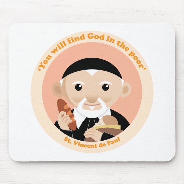 St. Vincent de Paul Mouse Mat (Front)