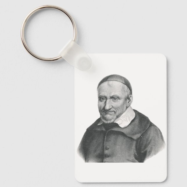 St. Vincent de Paul Patron Saint of Charity Key Ring (Front)