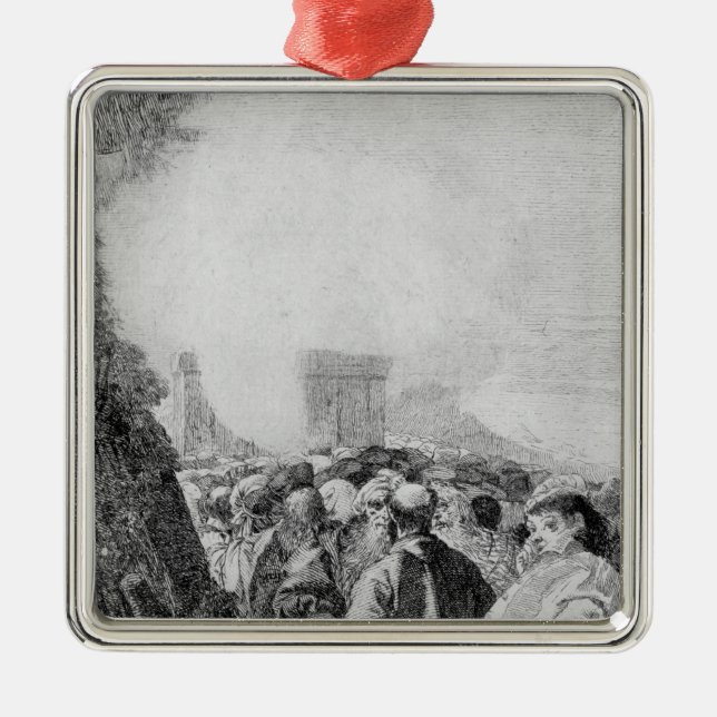 St. Vincent Ferrer, 1750-80 Metal Tree Decoration (Front)