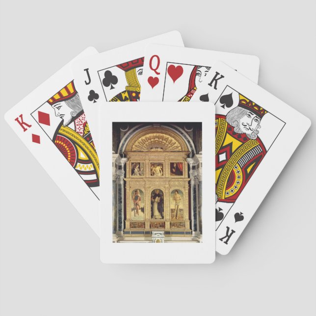 St. Vincent Ferrer Altarpiece, c.1465 (polyptych) Playing Cards (Back)