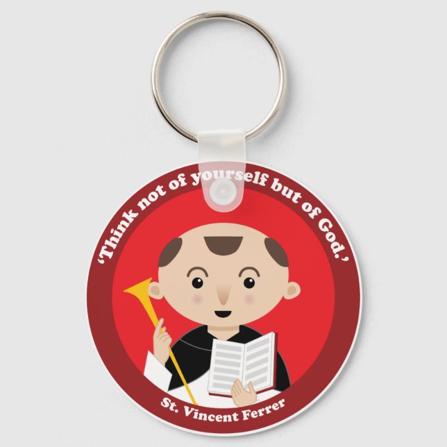 St. Vincent Ferrer Key Ring (Front)