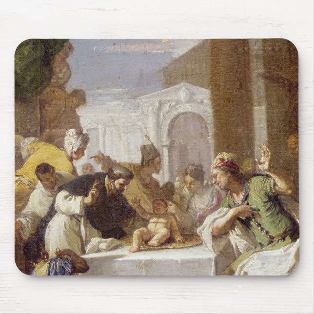 St. Vincent Ferrer performing a miracle Mouse Mat (Front)