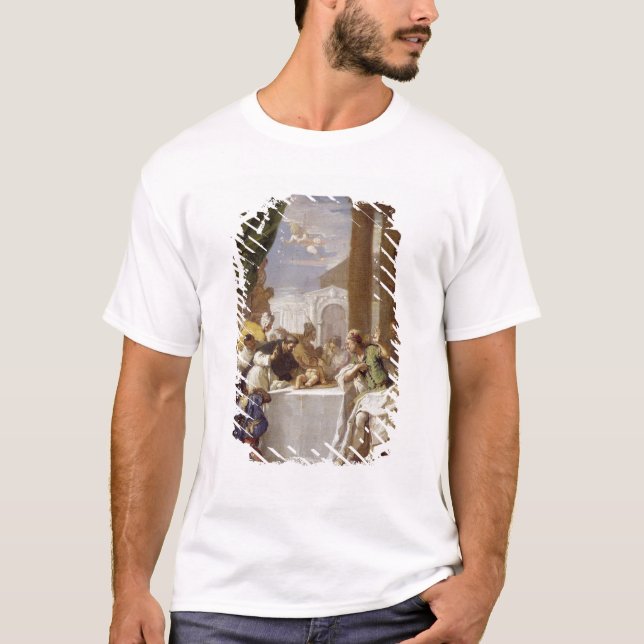 St. Vincent Ferrer performing a miracle T-Shirt (Front)