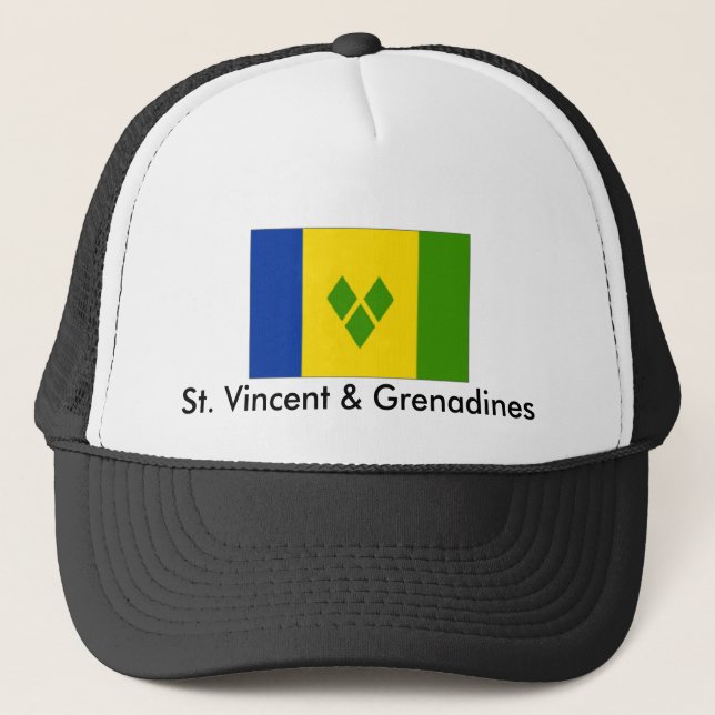 St. Vincent & Grenadines Trucker Hat (Front)