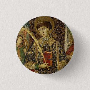 St. Vincent Saragossa Deacon & Martyr Button