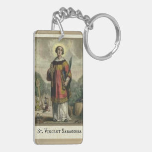 St. Vincent Saragossa (double-sided) Keychain