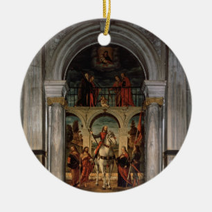 St. Vitalis and Saints Ceramic Tree Decoration