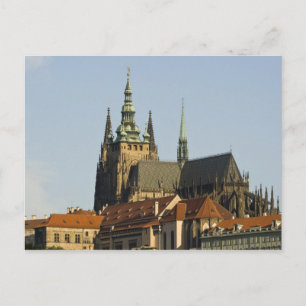 St. Vitus Cathedral and Prague Castle, one of Postcard