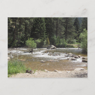 St Vrain River, Colorado Postcard