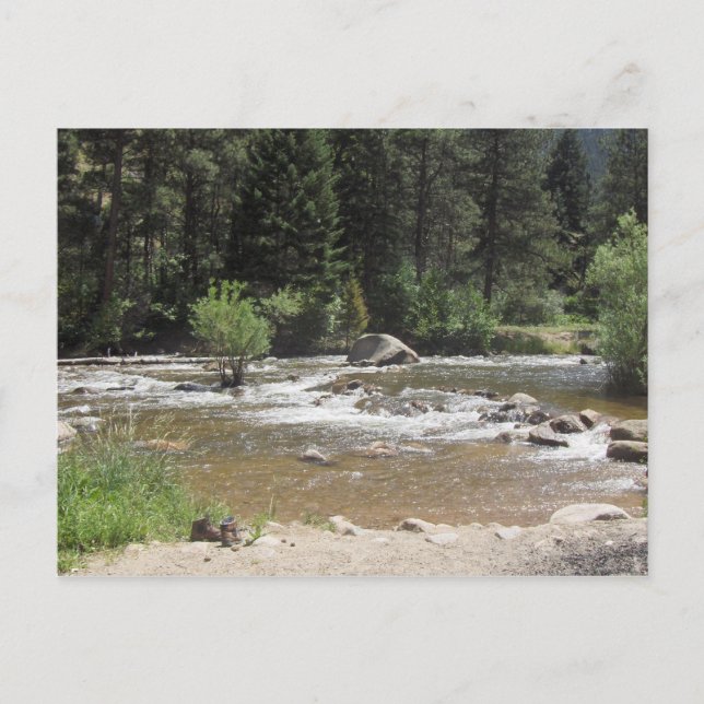 St Vrain River, Colorado Postcard (Front)
