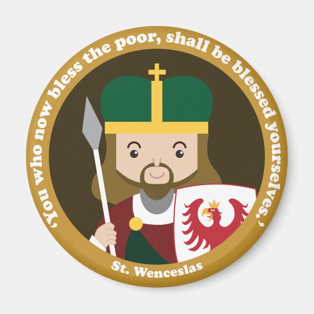 St. Wenceslas Magnet (Front)