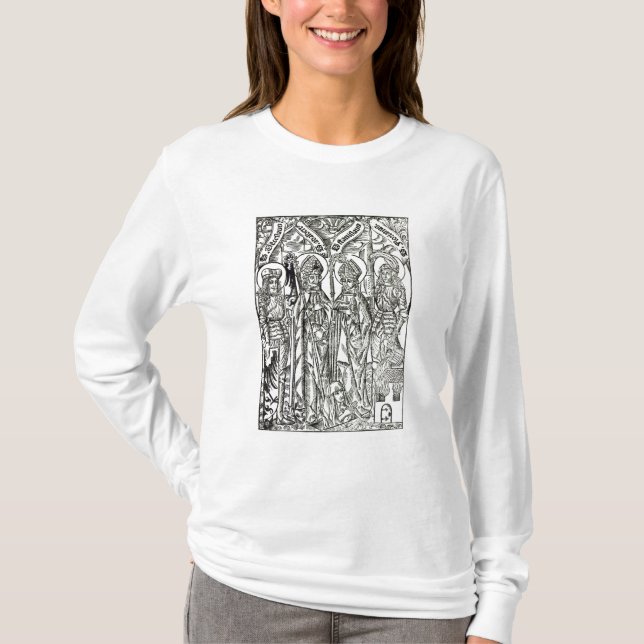 St. Wenceslaus, Adalbert,Stanislaus St. Florian T-Shirt (Front)