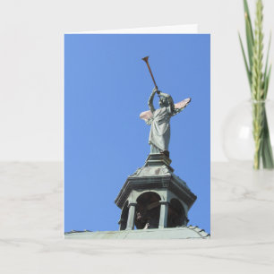 “St. Wenceslaus Trumpeter Angel” Easter Card #2
