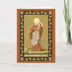 St. Winifred of Wales (P 002) Card