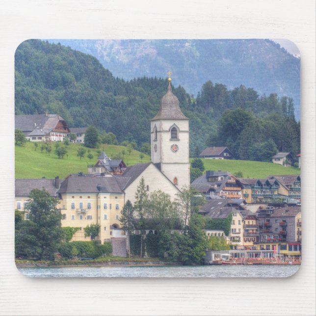 St. Wolfgang Am Wolfgangsee Mouse Mat (Front)