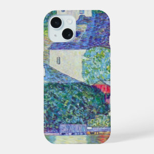 St. Wolfgang Church by Gustav Klimt, Victorian Art iPhone 15 Case