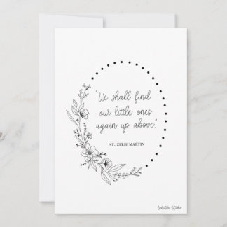 St. Zelie Martin Miscarriage Card
