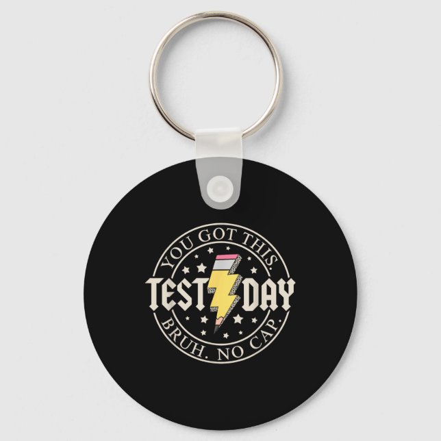 Staar State Testing Day Motivation You Got This Br Key Ring (Front)