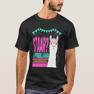 Staar Texas State Test Day Llama Alpaca For Studen T-Shirt