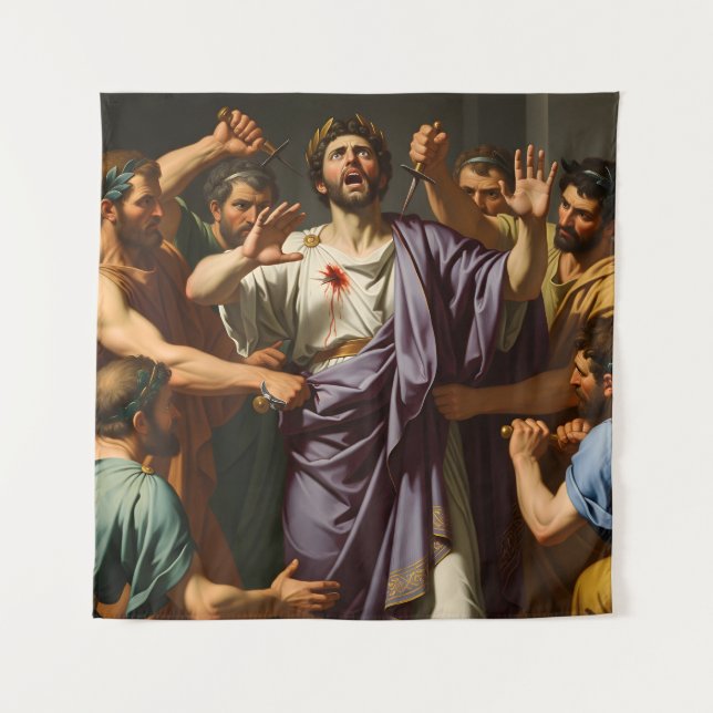 Stab of Fate: The Drama of a Roman Emperor’s Assas Tapestry (Front)