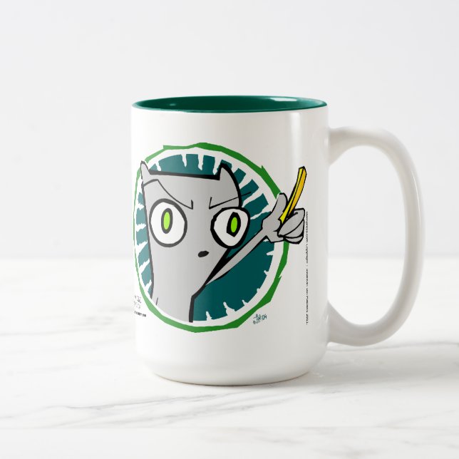 Stab You In Your Eye w/ French Fry : Foamy Mug (Right)