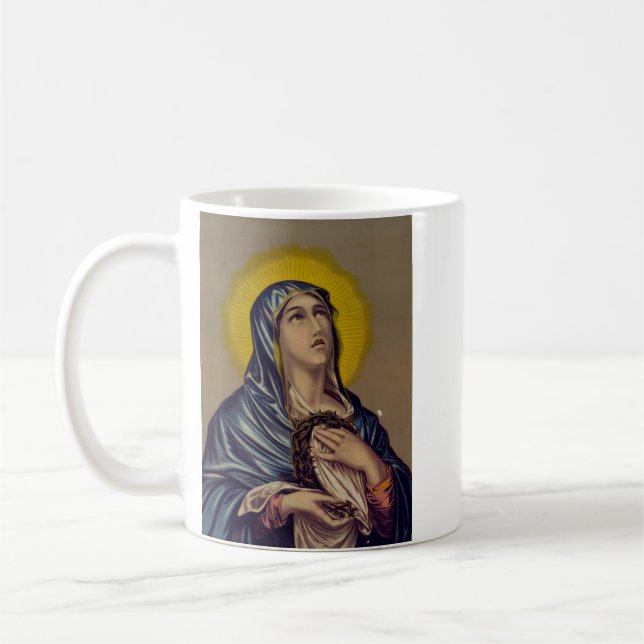 Stabat Mater Our Lady of Sorrows Coffee Mug (Left)