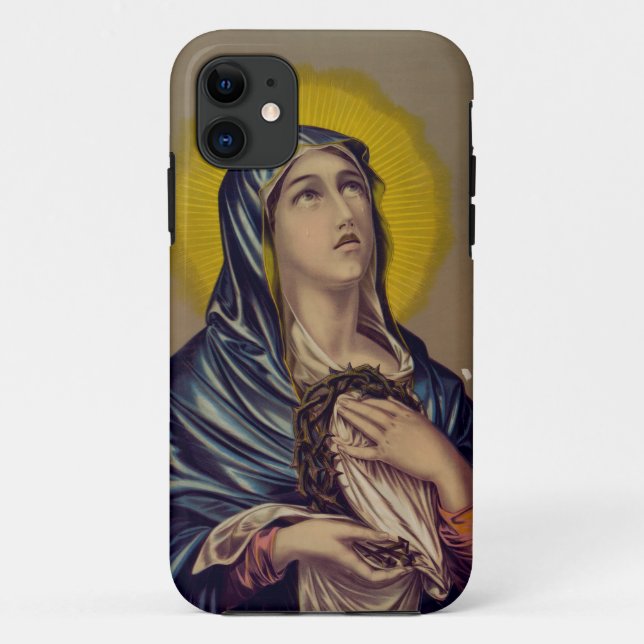 Stabat Mater Our Lady Of Sorrows Devotional Art Case-Mate iPhone Case (Back)