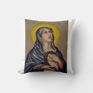 Stabat Mater Our Lady Of Sorrows Devotional Art Cushion