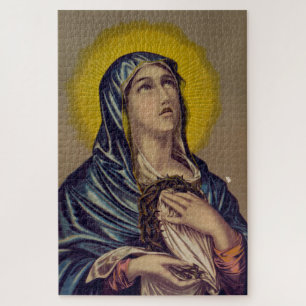 Stabat Mater Our Lady Of Sorrows Devotional Art Jigsaw Puzzle