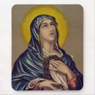 Stabat Mater Our Lady Of Sorrows Devotional Art Mouse Mat