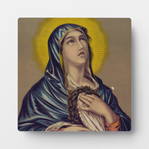 Stabat Mater Our Lady Of Sorrows Devotional Art Plaque