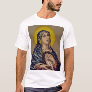 Stabat Mater Our Lady Of Sorrows Devotional Art T-Shirt
