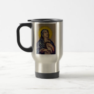 Stabat Mater Our Lady Of Sorrows Devotional Art Travel Mug