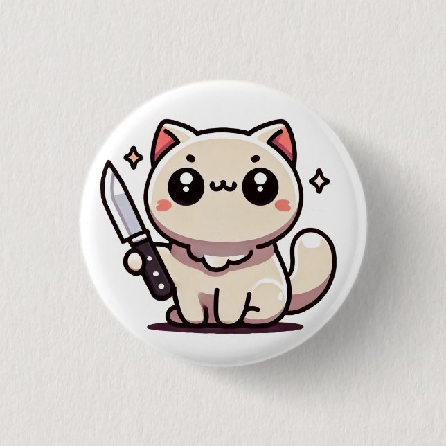 Stabbility: The Kawaii Cat Button (Front)