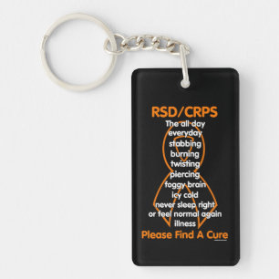 Stabbing Burning Twisting...RSD/CRPS Key Ring
