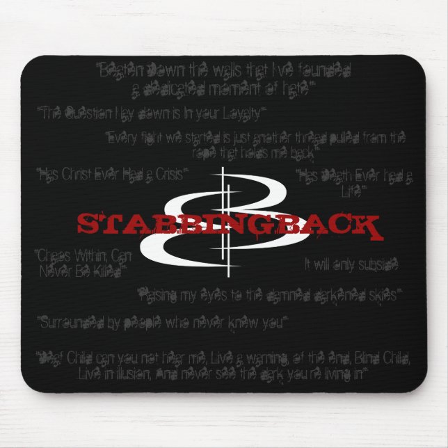 Stabbingback Mouse Mat (Front)