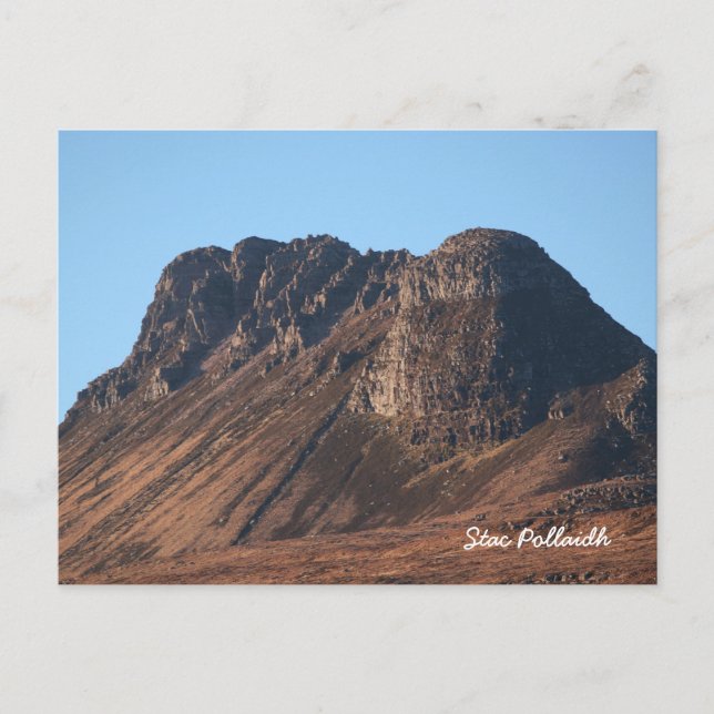 Stac Pollaidh (Stac Polly) Scotland Postcard (Front)